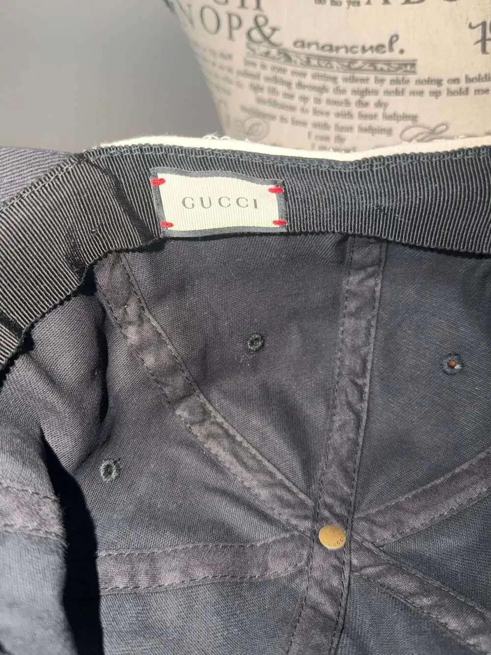 Gucci baseball cap